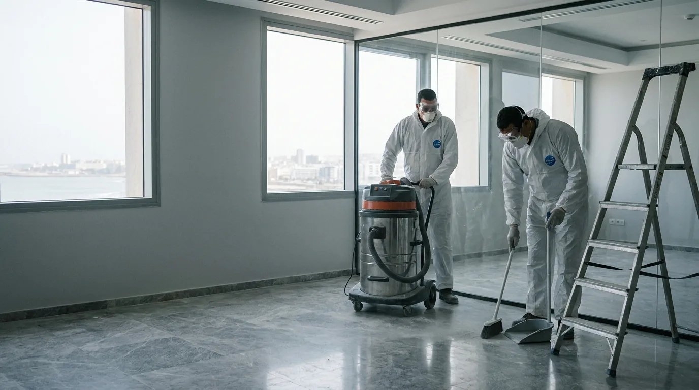 Nettoyage après travaux à Casablanca