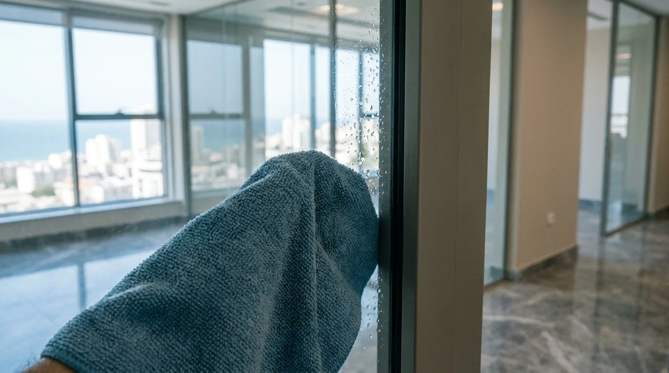 Détail technique de l'intervention — Nettoyage de bureaux à Casablanca