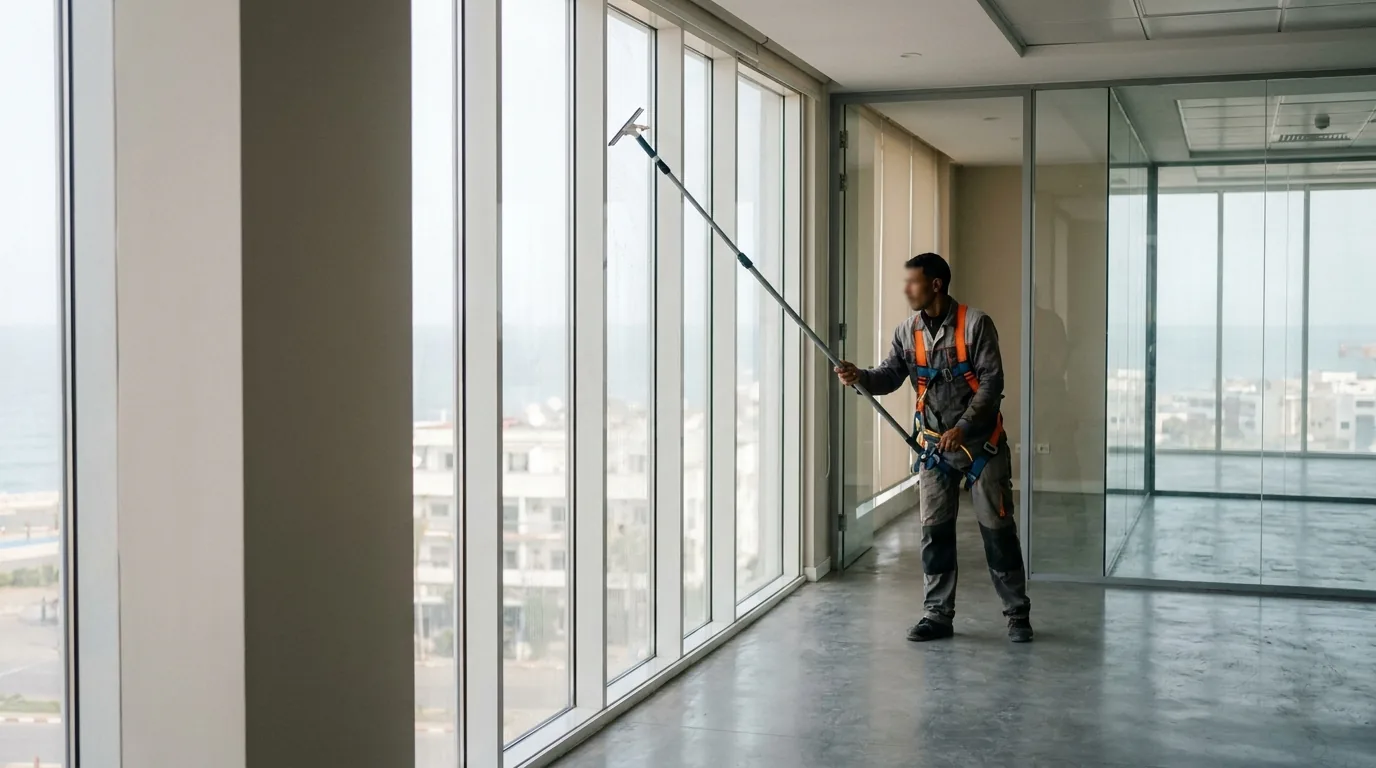 Nettoyage de vitres à Casablanca