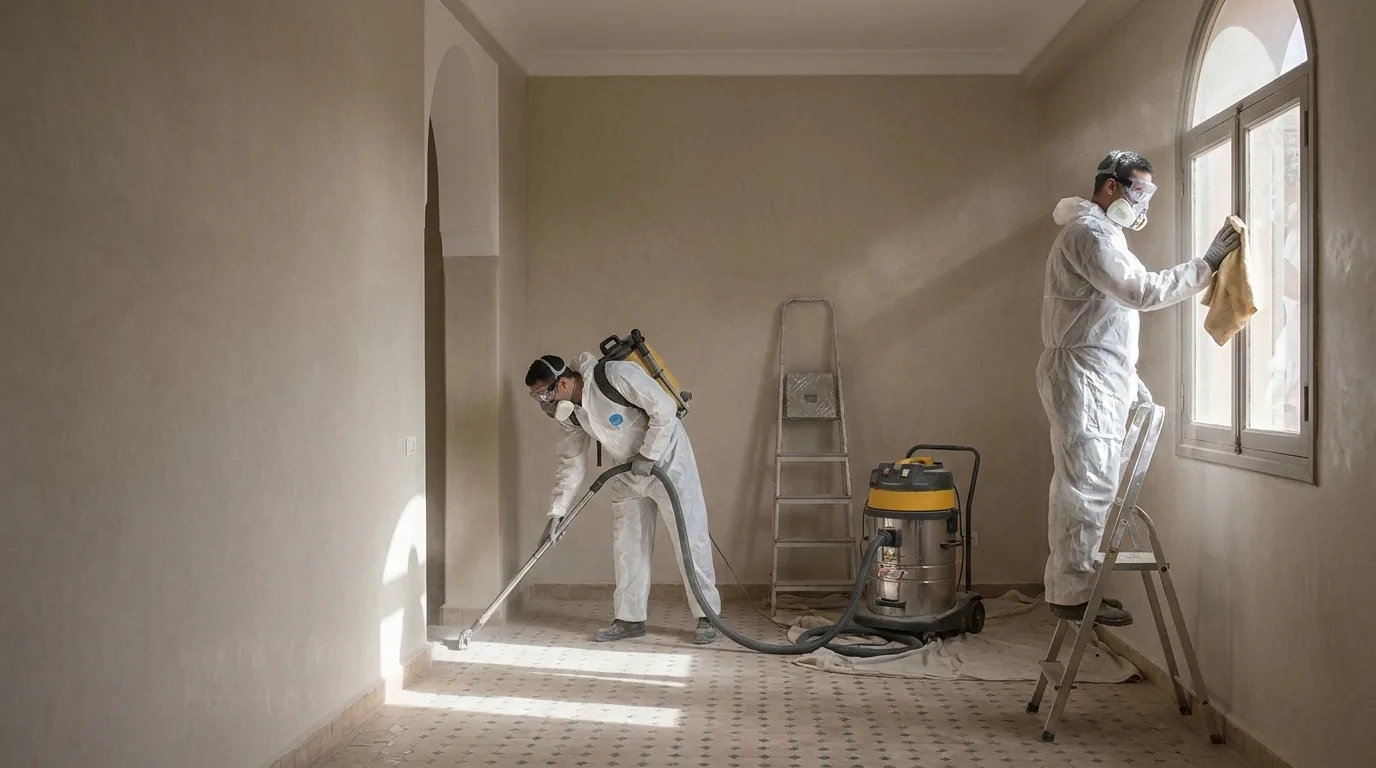 Nettoyage après travaux