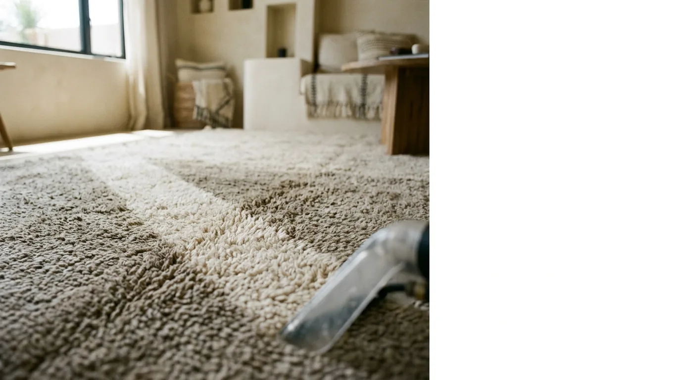 Détail technique de l'intervention — Tapis, canapé & matelas au Maroc