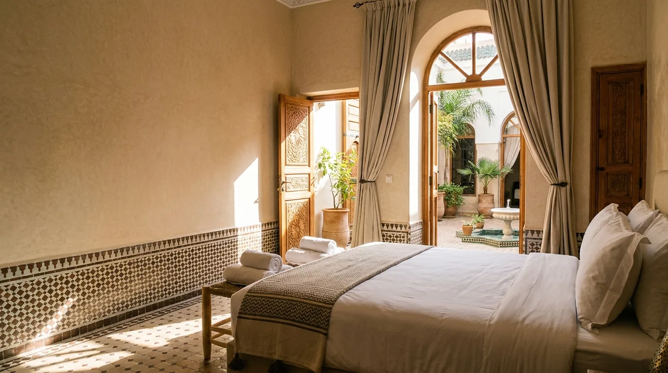 Le résultat après notre passage — Nettoyage Airbnb à Marrakech