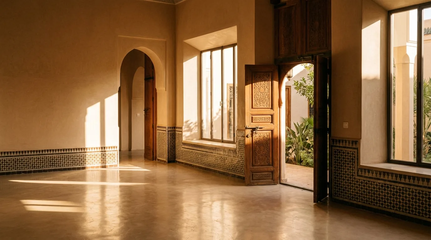Le résultat après notre passage — Nettoyage après travaux à Marrakech