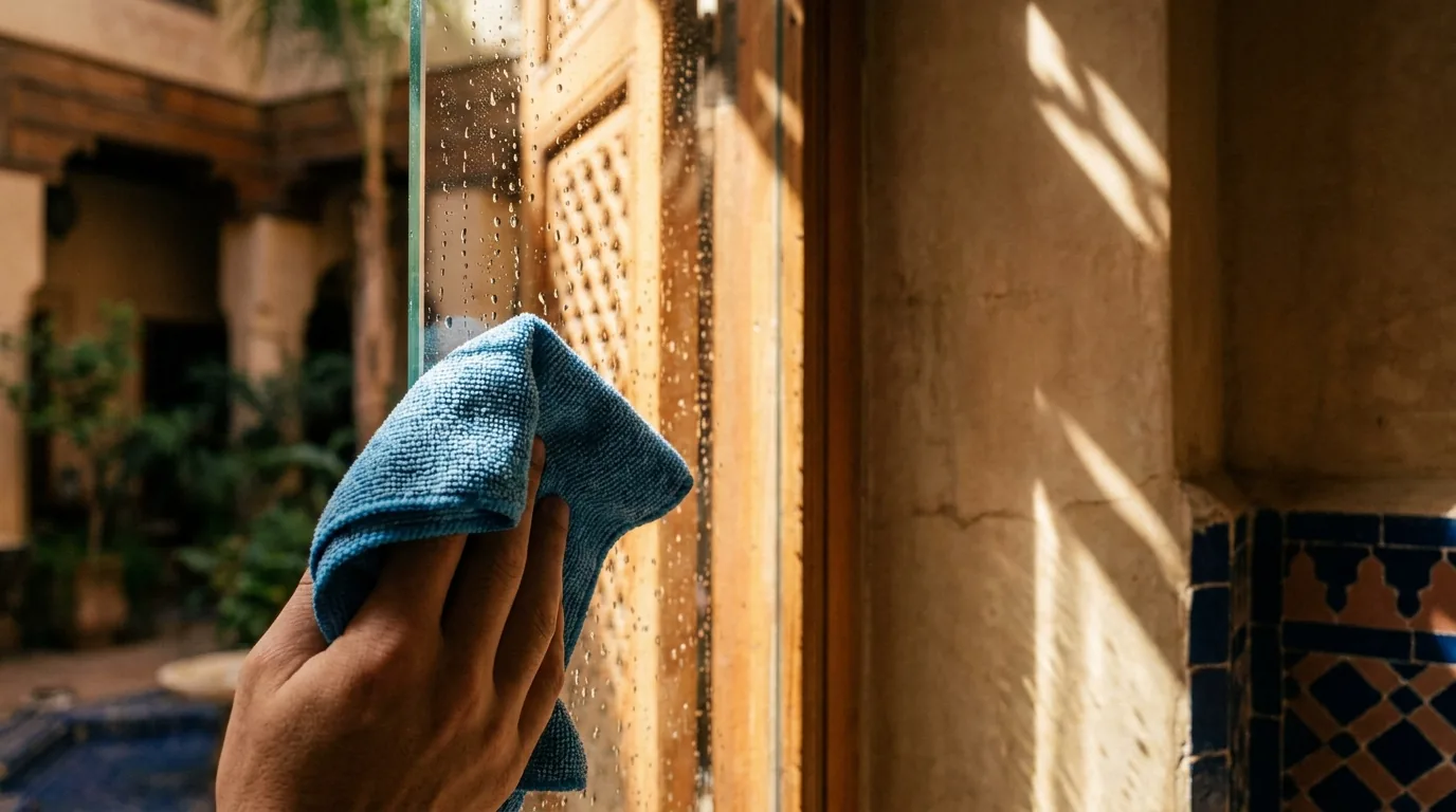 Détail technique de l'intervention — Nettoyage de bureaux à Marrakech