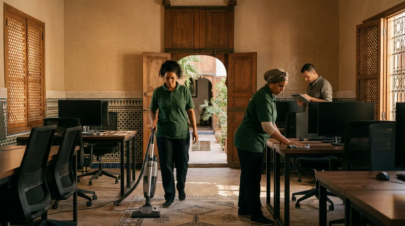 Nettoyage d'écoles & crèches à Marrakech