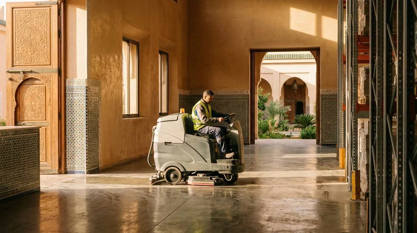 Nettoyage de parking & sous-sol à Marrakech