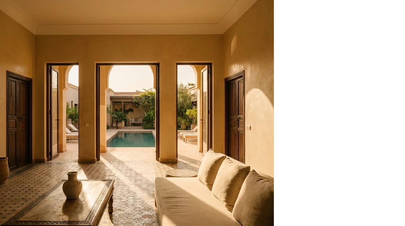 Le résultat après notre passage — Nettoyage de villa à Marrakech
