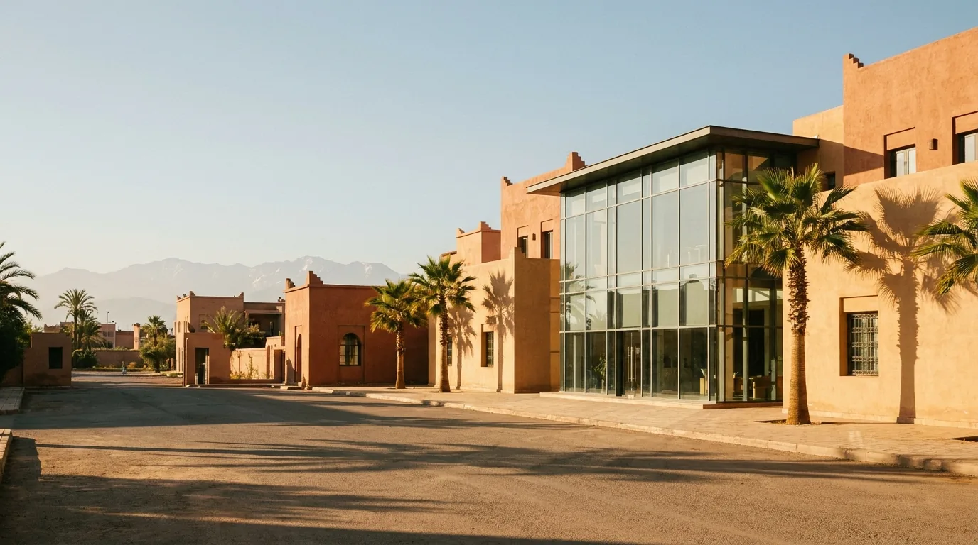 Le contexte d'intervention — Nettoyage de vitres à Marrakech